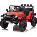 12V Kids Ride On Truck Car w/Parent Remote Control, 3 Speeds, Emergency Braking, LED Lights, Music & Horn Kids Electric Vehicles